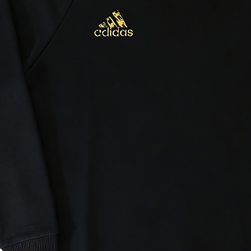 Adidas Men's Spring Pullover Hoodie Warm Casual Sportswear ADILS22C-BG Black 3XL 3