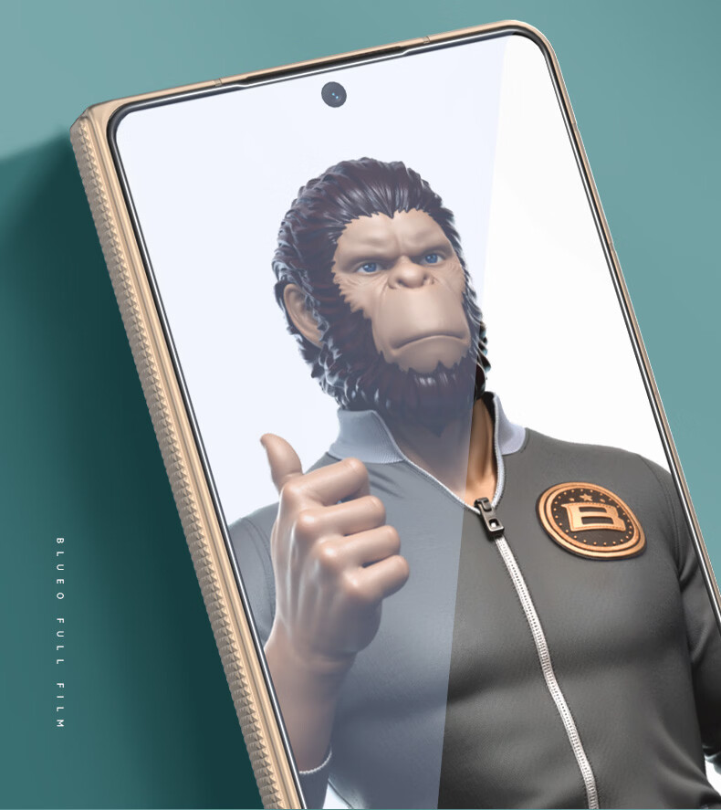Mr. Blue Gorilla Honor Magic8 Pro Air Screen Protector Magic8ProAir Tempered Glass Film [Ultrasonic Fingerprint Unlock] HD Drop-Resistant Phone Protective Film 5
