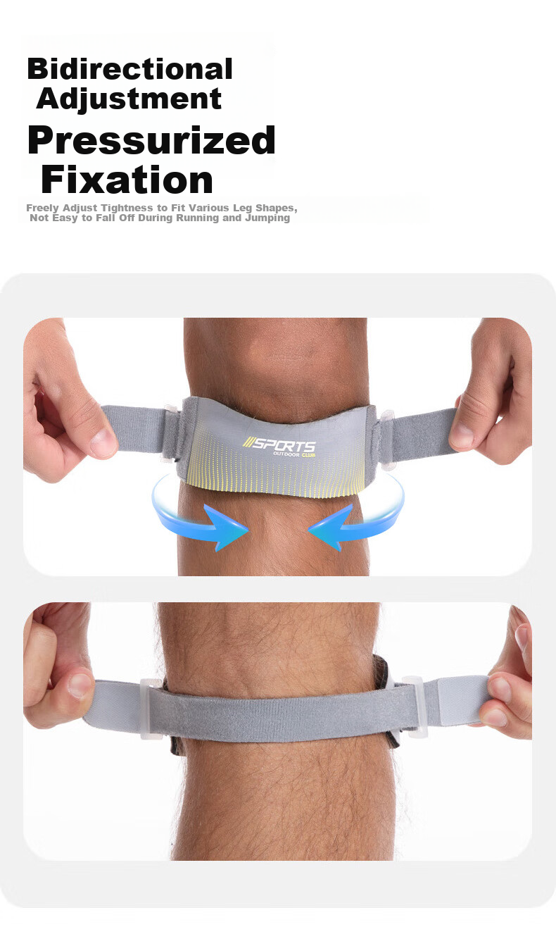 VICTORIATOURIST Sports Patella Strap Unisex Fitness Knee Brace for Joint Injury Professional Basketball Badminton Marathon Running 6