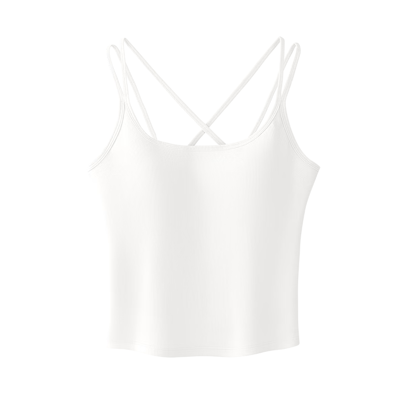 SecretWorld Women's Camisole Bra, Elegant Outer Wear, High-Quality Backless One-Piece Bra, Luxurious with Built-In Padding, Base Layer Vest
