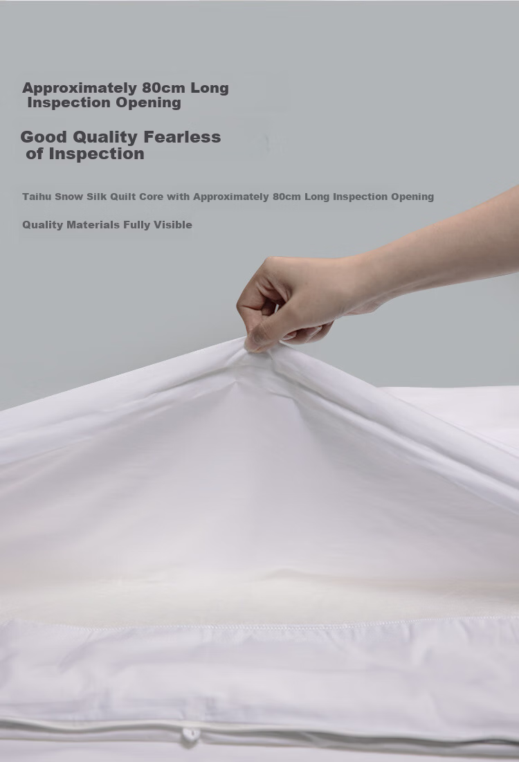 Taihuxue 100% Mulberry Silk Spring And Autumn Comforter, 2*2.3m, Pure Silk Weight 2 Jin (1 Kg), All-Cotton Core, Anti-Mite And Antibacterial Duvet Insert 11