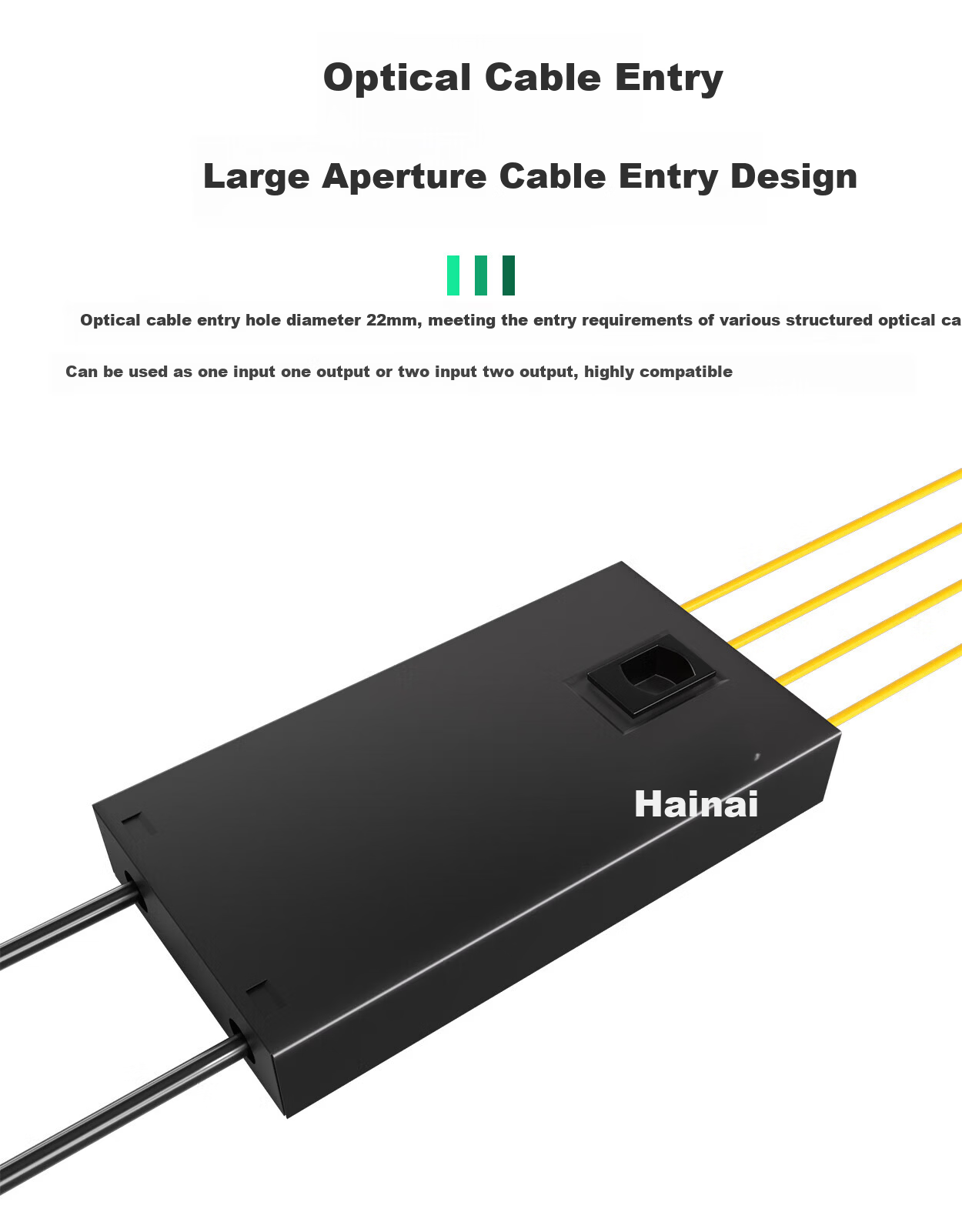Hainai Fiber Optic Distribution Frame Cable Splice Terminal Box Simple Pull-out 12 Ports/LC 24-Core Single-Mode Full Loaded Pigtail Flange 19-Inch Rack Mount HN-CTGXH-24L 6
