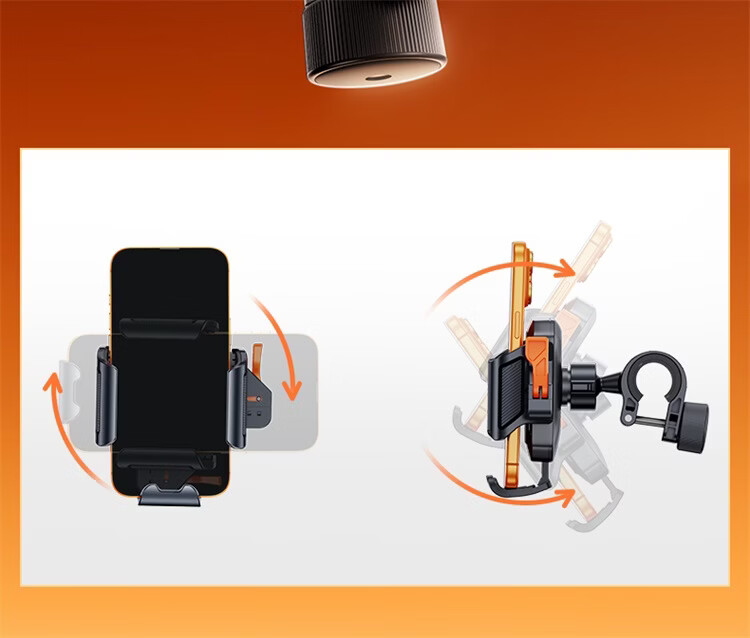 BASEUS Mobile Phone Holder for Electric Bike Riders Bicycle Road Bike Motorcycle Navigation Phone Mount 9