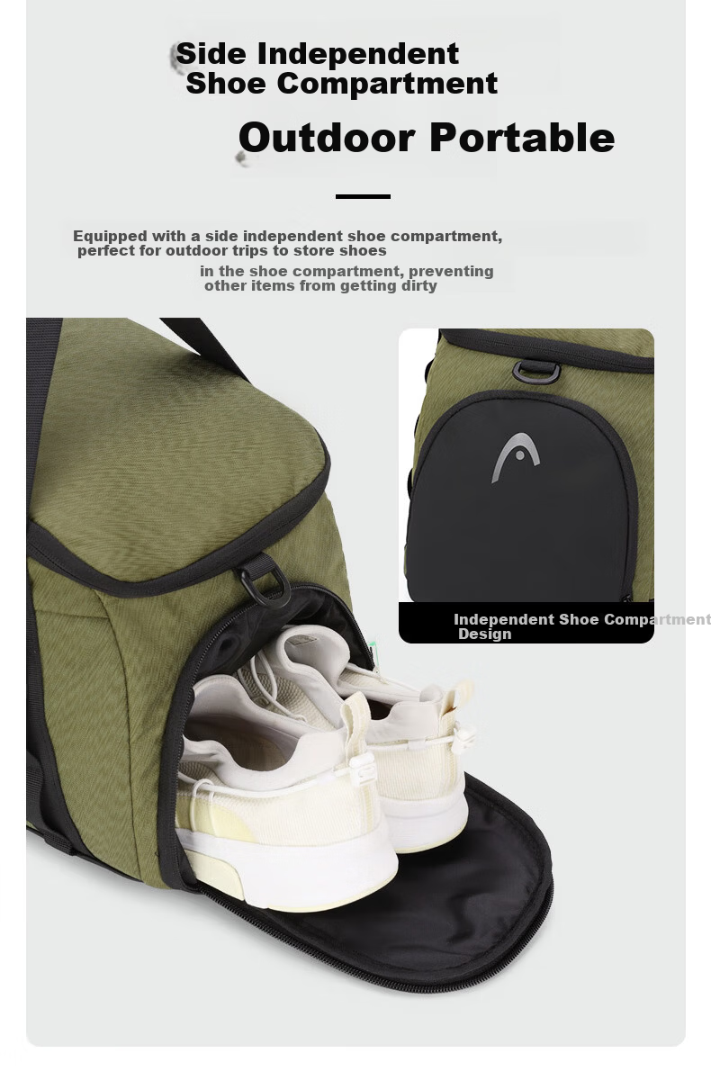 HEAD Travel Bag Multifunctional Tennis Racket Bag Large Capacity Badminton Racket Shoulder Bag Unisex Fitness Business Sports Bag 11