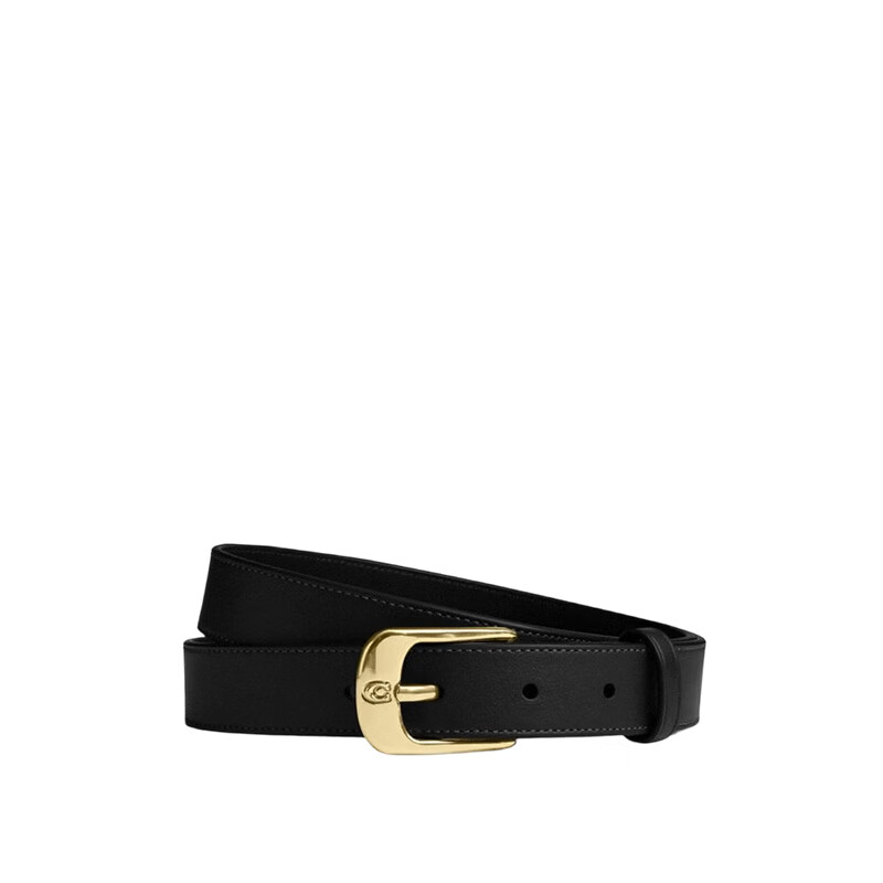 COACH Women's HARNESS 25MM Black Pin Buckle Belt CEB71 - Brand Direct Supply