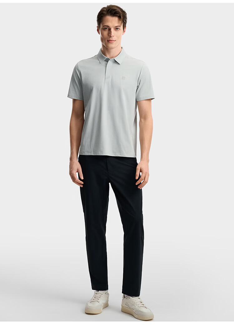 FILA Official Wang Yang Men's Knitted Short Sleeve Polo Shirt 2026 Summer Moisture-Wicking Quick-Dry Comfortable Top 45