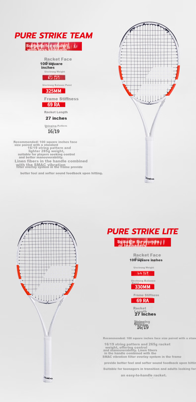 Babolat Pure Strike Full Carbon Professional PS Tennis Racket Tim Nori Edition [Pre-Strung] 6