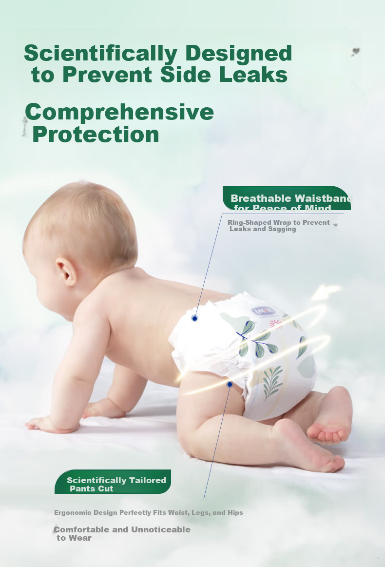 Lelch Day And Night Pure Pure Diapers, Size L, 76 Pieces (9-14kg), Ultra-Thin for Night Use, Baby Diapers 11