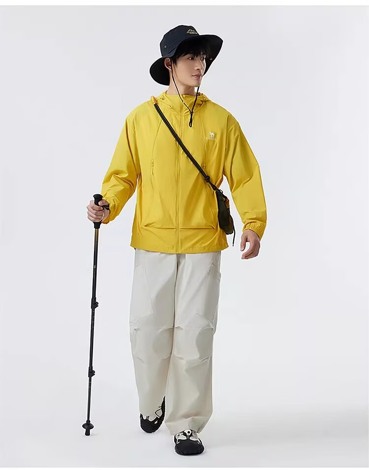 CAMEL Wang Junkai Edition Muguang Pro Sunscreen Jacket 2026 Spring Summer Lightweight Breathable Cooling Coat G010 36