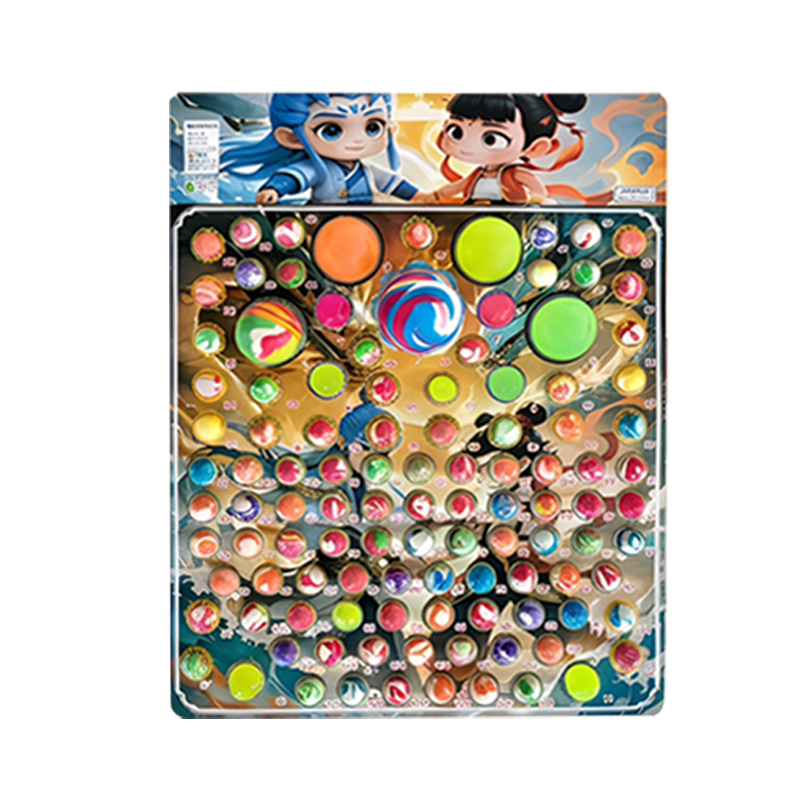 Guangduola Dragon Ball Surprise Toy Luminous Elastic Ball Hole Blind Box Lottery Toy Kids Boys Girls Birthday Gift