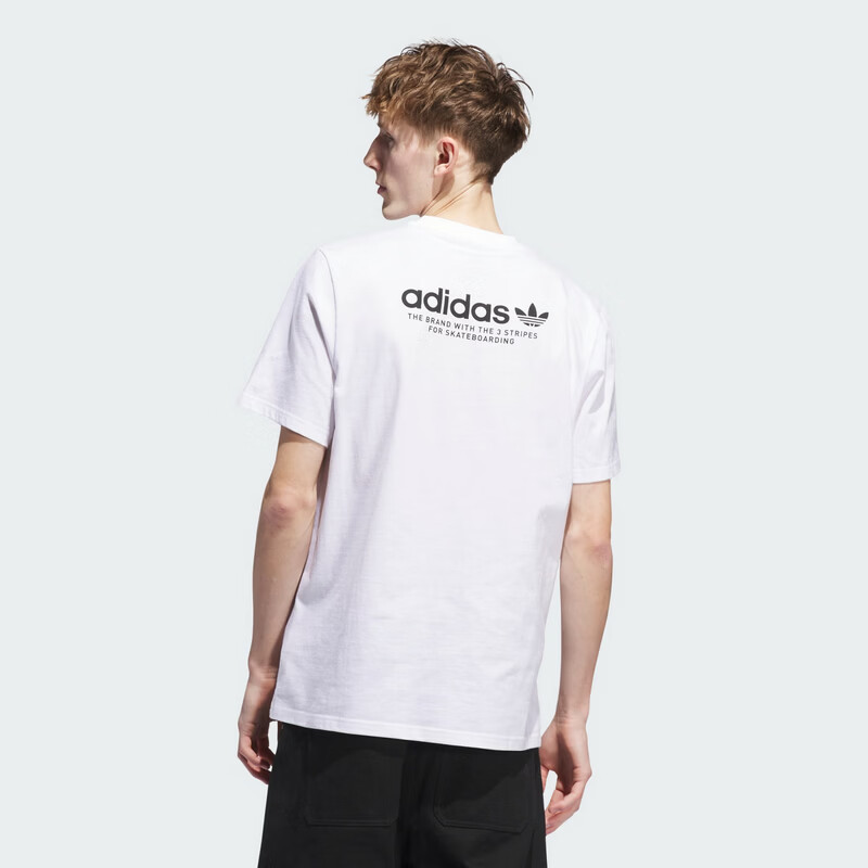 Adidas Originals Men's 4.0 LOGO TEE Short Sleeve T-Shirt JW0039 White S 3