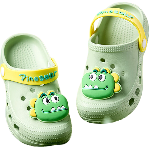 Cheerful Mario Dinosaur Baby Clog Sandals Children's Summer Slippers Boys Girls Non-Slip Toddler Outdoor Sandals