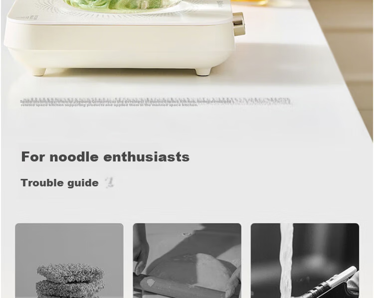 Joyoung Handheld Electric Noodle Maker 30-Second Quick Noodle Extruder Rechargeable Stainless Steel Pasta Machine M2-MS100 3
