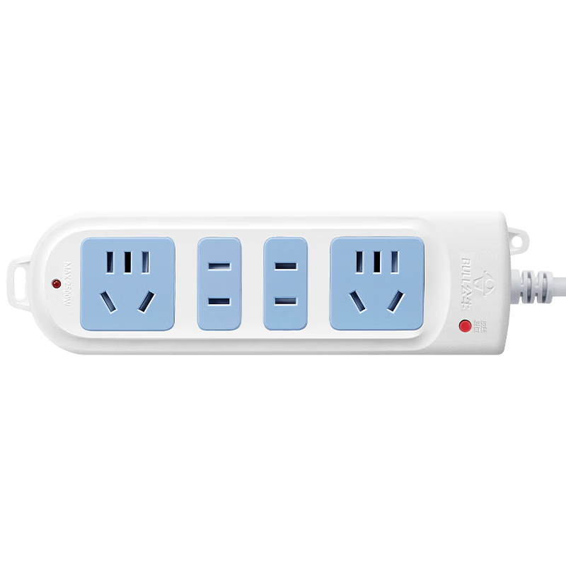 BULL Power Strip/surge Protector/extension Cord/4-outlet without Switch, 4 Meters Long GN-101