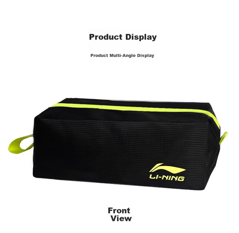 LI-NING Waterproof Swim Bag Dry and Wet Separation Beach Bag Large Capacity Toiletry Storage Bag Swimming Gear 10