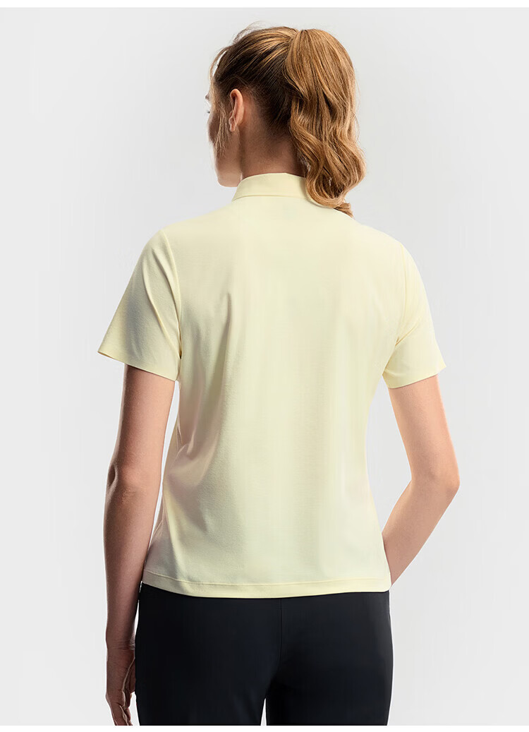 FILA Official Women's Knitted Short Sleeve Polo Shirt 2026 Summer Tennis Sports Quick-Dry Top 39