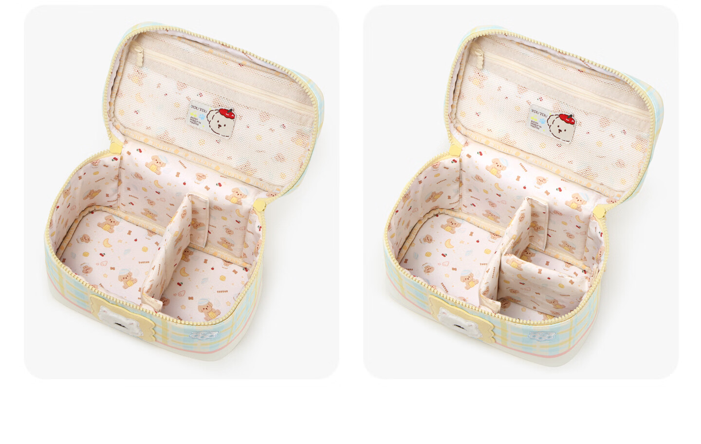 Toutou 2026 New West Highland Makeup Bag Large Capacity Portable Toiletry Bag Cosmetic Storage Bag Qixi Birthday Gift 27