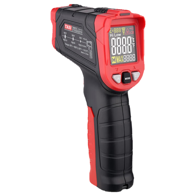 Teansi Infrared Thermometer for Home Baking And Industrial Use, Temperature Gun for Oil And Water Temperature Measurement, TA601C