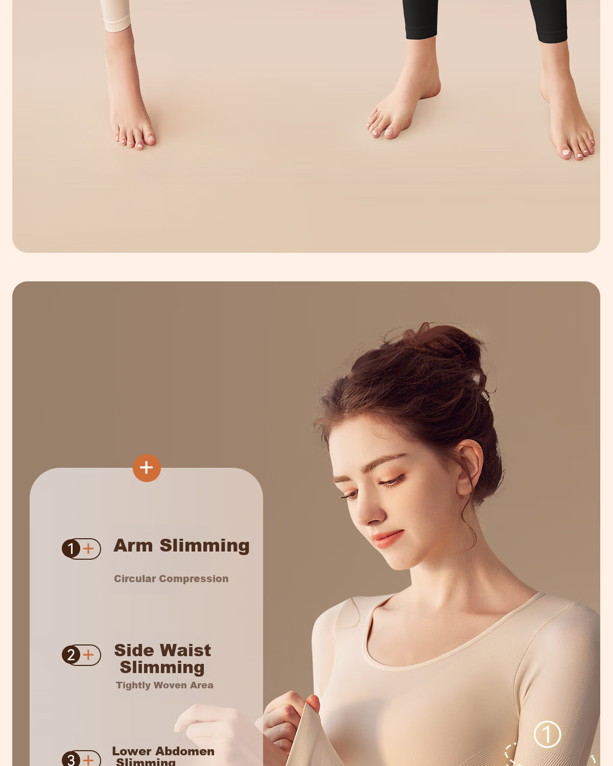 Tingmei Women's Thermal Underwear Slim Fit Seamless Base Layer Set Autumn and Spring Black M 3