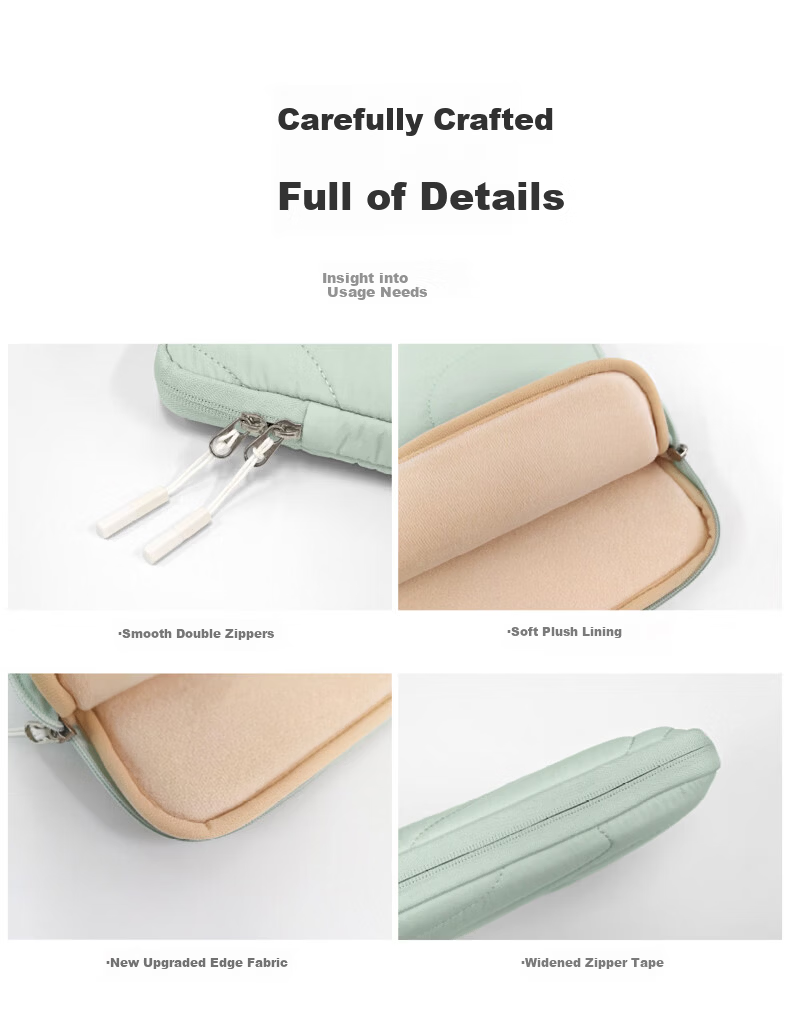 40,000km Laptop Sleeve Computer Bag Tablet iPad Protective Case for Apple Huawei Lenovo Ultra-Lightweight Anti-Shock 7