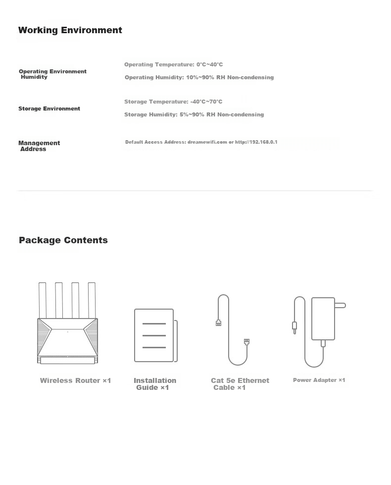 DREAME LIFE New Release High-Speed Gigabit 5G Dual-Band Wall-Penetrating Signal Boost Whole-Home Wireless Router WIFI7 28