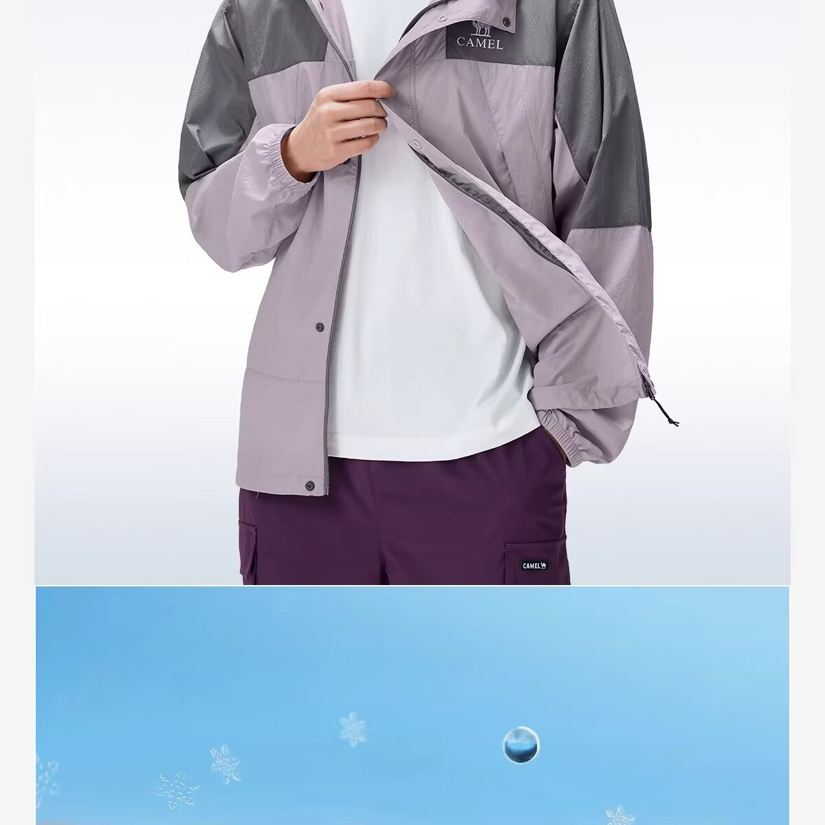 CAMEL Outdoor Sun Protection Jacket 2026 Spring Summer New UPF700+ Unisex Cooling Windproof Water-Repellent Sports Jacket 5024 8