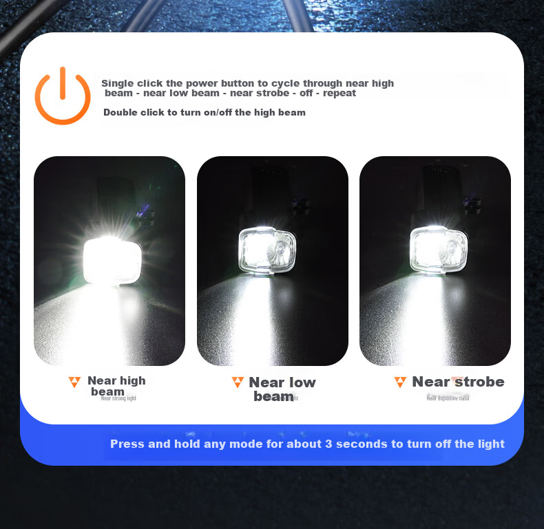 SupFire BL12-A German Standard Bicycle Light Hanging Night High Brightness Rechargeable Front Light Waterproof Mountain Bike Riding Equipment 5