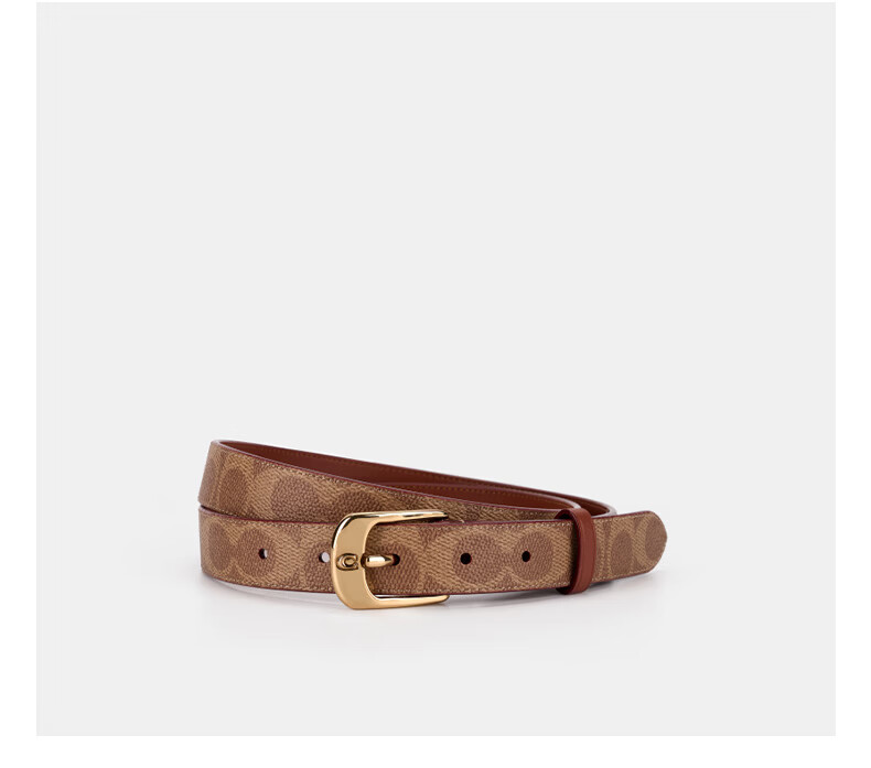 COACH C HARNESS 25MM Pin Buckle Belt CEB70 Gift 3