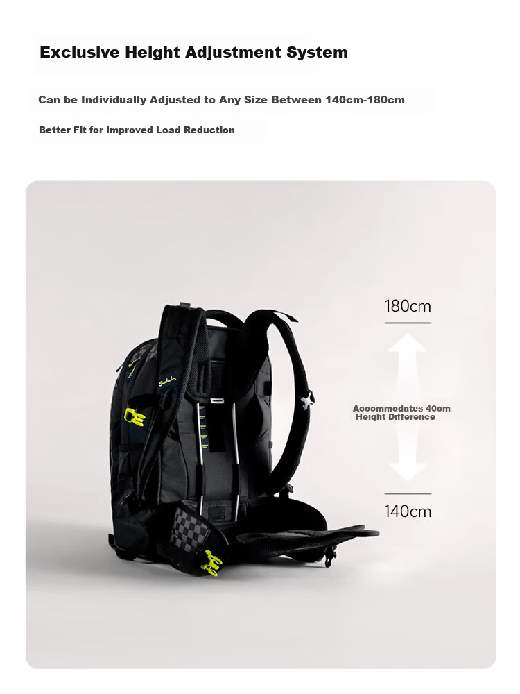 GotYaSatch School Backpack for Primary and Secondary Students Large Capacity German Ergonomic Double Shoulder Bag 6