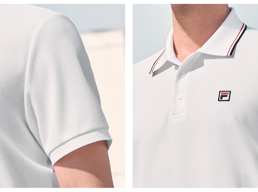 FILA Official Men's Knitted Short Sleeve Polo Shirt 2026 Summer Casual Comfortable Cooling Top 17