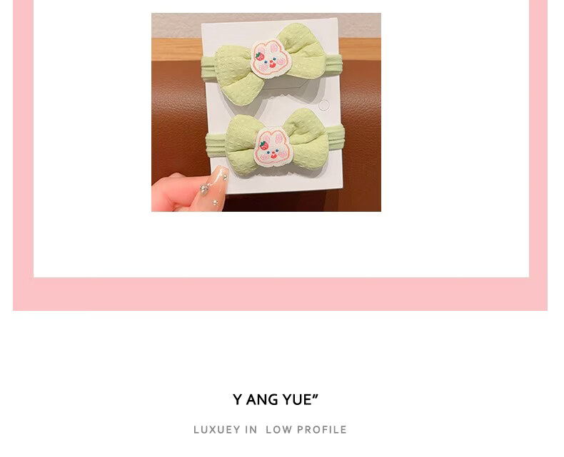 NIANFIN Spring Summer New Year High Elastic Cherry Hair Tie Korean Style Hair Accessory Hair Rope Elastic Band for Women and Children 5