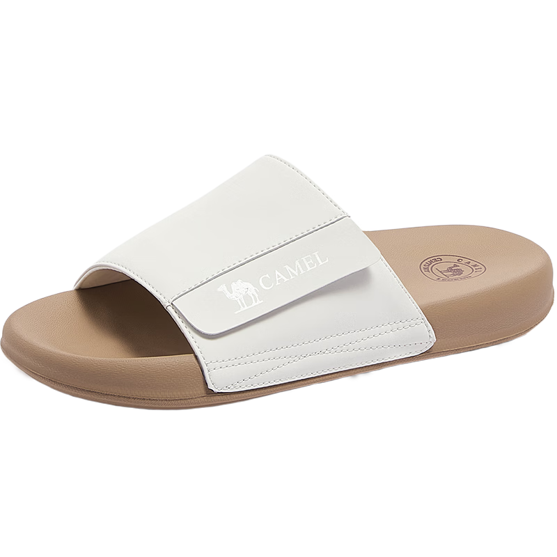 CAMEL Yunfeng Casual Lightweight Breathable Comfortable Versatile Beach Sandals for Women L26M504020 Off-White Size 35