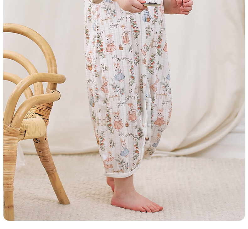 ELLE BABY Baby Cotton Romper A-Class Air Conditioning Suit Boys Girls Children's Homewear Unicorn 100cm 13