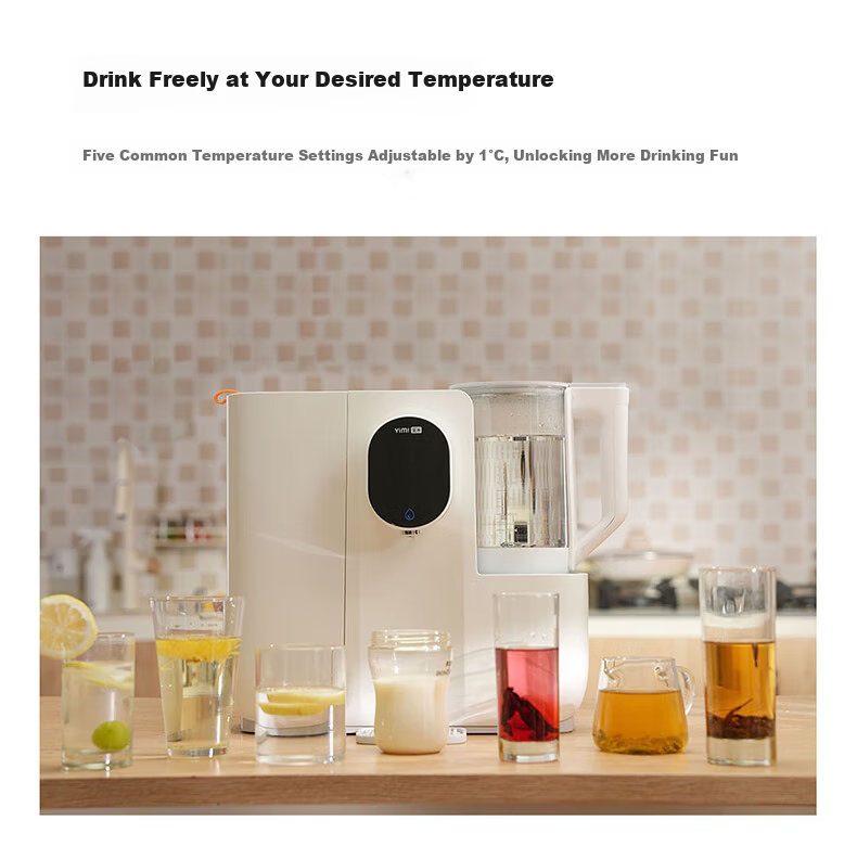 YIMI Desktop Water Purifier Heating Direct Drinking Integrated Machine Small Installation-Free RO Reverse Osmosis Constant Temperature Electric Kettle Instant Hot Water iP600H 13
