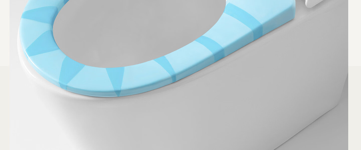 Guxu Disposable Toilet Seat Covers Travel Essential Hotel Toilet Seat Protectors Dental Blue Film 4