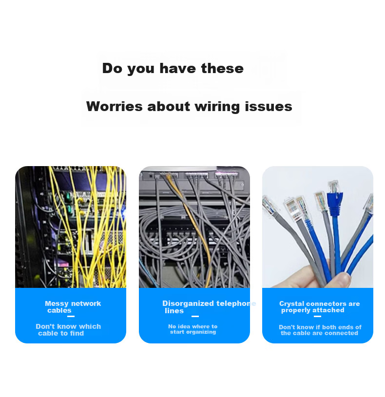 WOPU Network Cable Tester Line Tracker Telephone Switch Network Wire Detector Anti-Interference 100V Voltage Resistant Line Finder Precision Cable Tracer Network Accessory G810 2