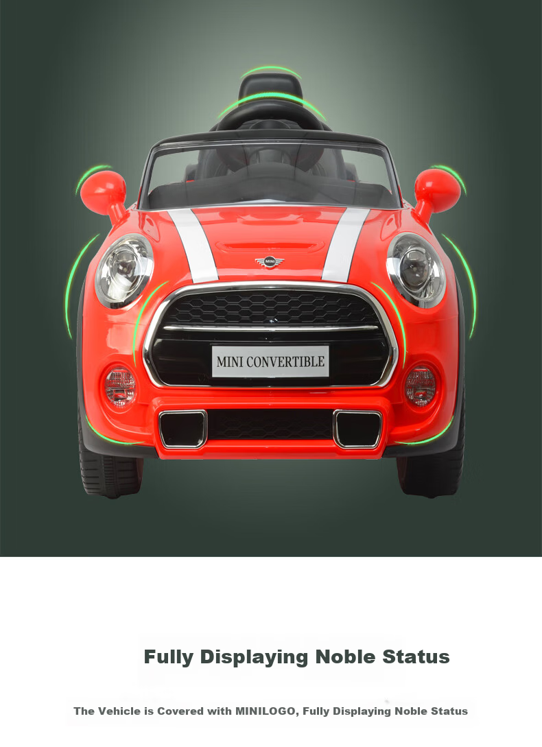 CHILOKBO MINI Kids Electric Ride-On Car Four-Wheel Remote Control Toy Car for Children Baby Push Ride Red Gift 10