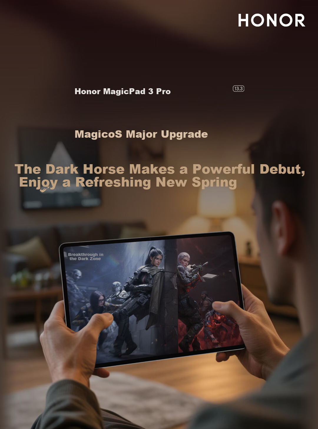 Honor MagicPad3 Pro 13.3-inch Tablet [National Subsidy] 5th Gen Snapdragon 8 Supreme Edition Chip Starry Gray 16+512GB Refreshed Version 35
