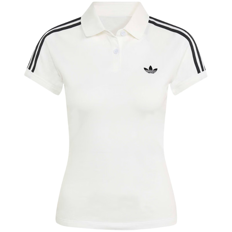 Adidas Originals Women's 3S POLO Short Sleeve Polo KD3697 White S
