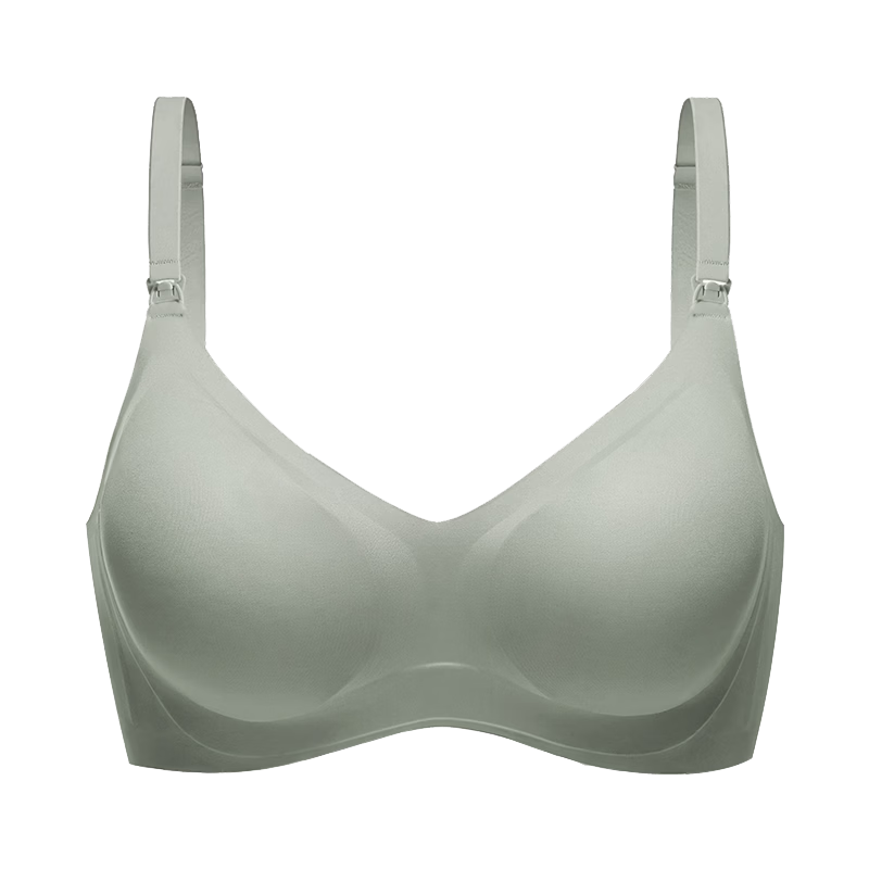 EMXEE Nursing Bra, Thin And Comfortable for Spring And Autumn, Seamless, Push-Up, Anti-Sagging, Shaping, Suitable for Breastfeeding during Pregnancy, XL Size