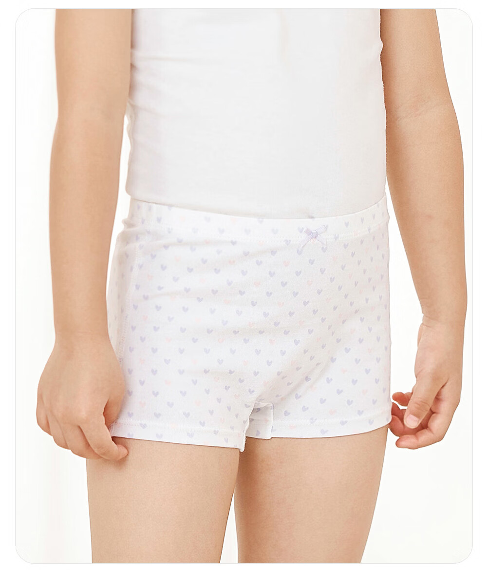 YEEHOO Children's Cotton Underwear, Girls' Boxer Briefs, Mid to Big Kids' Boyshorts, Comfortable Shorts That Don't Pinch the Bottom 27