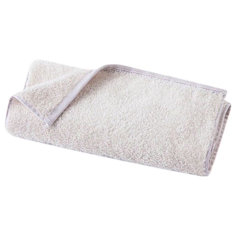 UCHINO Cloud Dream Unspun Xinjiang Long-Staple Cotton Square Towel, Class A Unspun Color-Woven Craftsmanship, Soft And Absorbent, Renovation Label, Beige