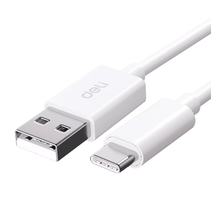 Deli Data Cable 6A Type-C Super Fast Charging 100W/88W/66W USB-C Universal Charger Cable for Huawei Xiaomi Android Phones Car Charger Cable 1.2m