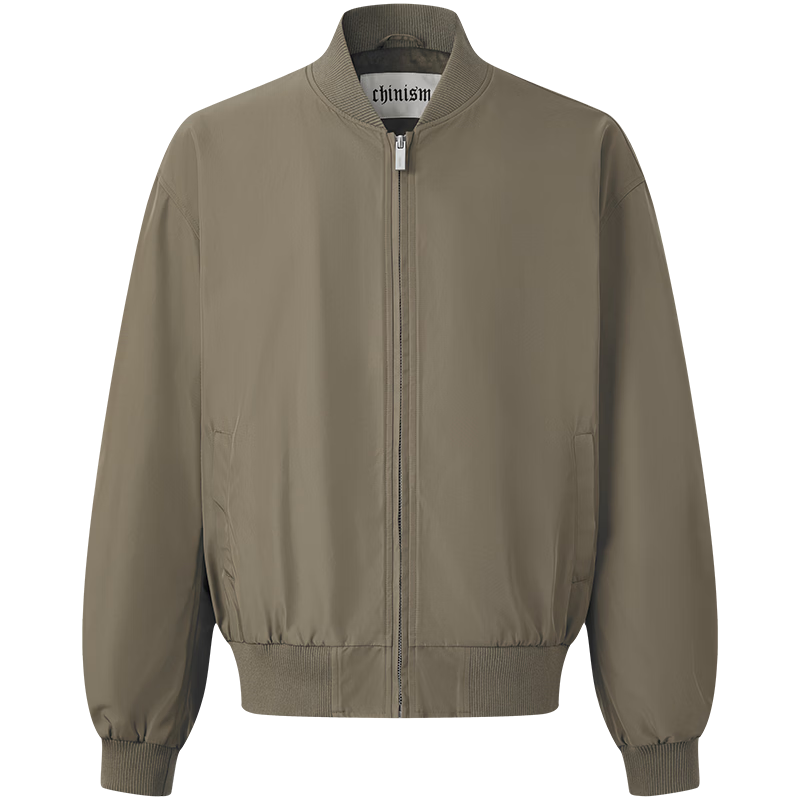 CHINISM Men's Vintage MA1 Flight Jacket Spring Autumn Breathable Casual American Baseball Jacket