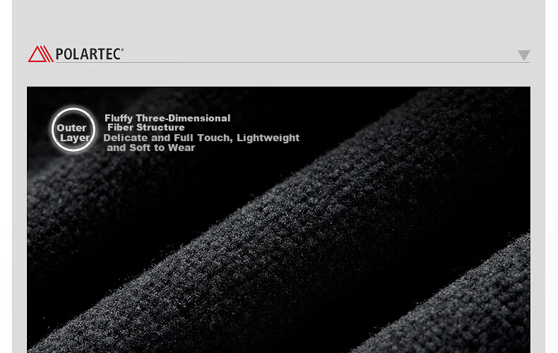 Biyinlefen POLARTEC Fleece New Technology 2025 Autumn Winter Men's Outdoor Stand Collar Knitted Jacket 4