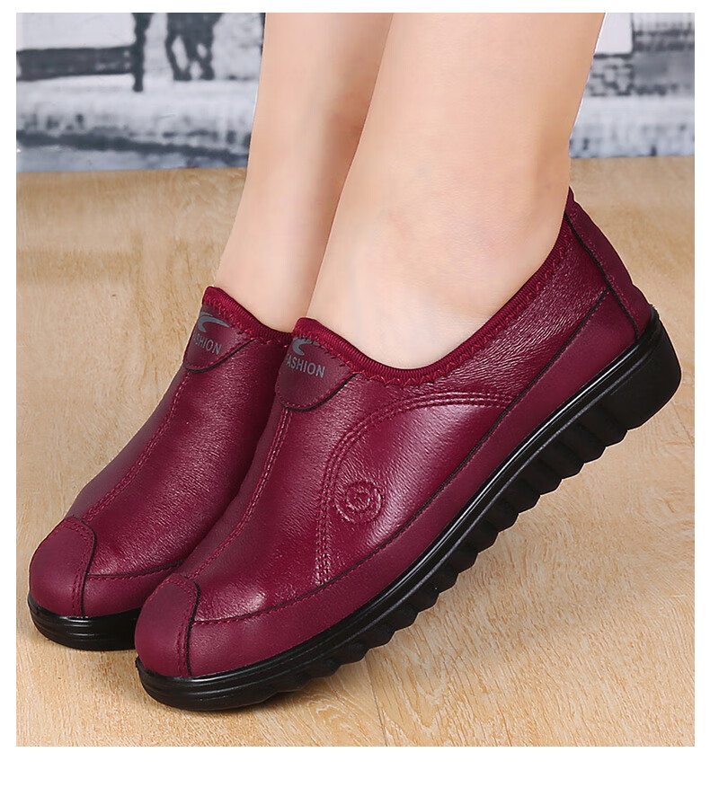 Ankang Old Beijing Cloth Shoes, Women's Soft-Soled Breathable Soft-Faced Shoes for Middle-Aged And Elderly, Lightweight Casual Round-Toe Shoes for Seniors AK77701 Black Size 40 10