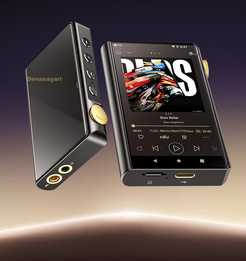 Fanmu Music Player Bluetooth MP3 Portable HiFi Lossless Audiophile DSD Android Wi-Fi Version with Expandable Card Slot BF32 Black 2