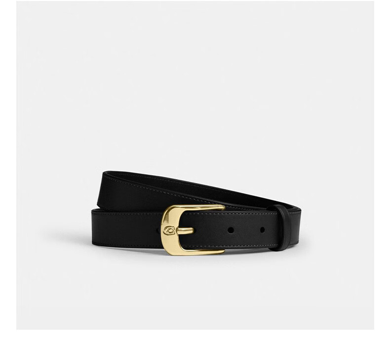 COACH Women's HARNESS 25MM Black Pin Buckle Belt CEB71 - Brand Direct Supply 3