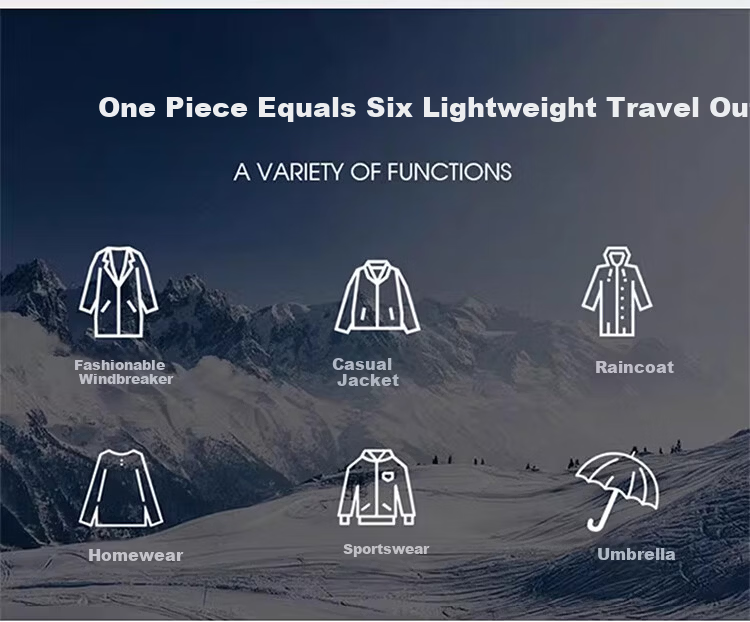 RED DRAGONFLY Men's Autumn Winter Windproof Waterproof Fashion Versatile Outdoor Hiking Mountaineering Jacket Black 2XL 6