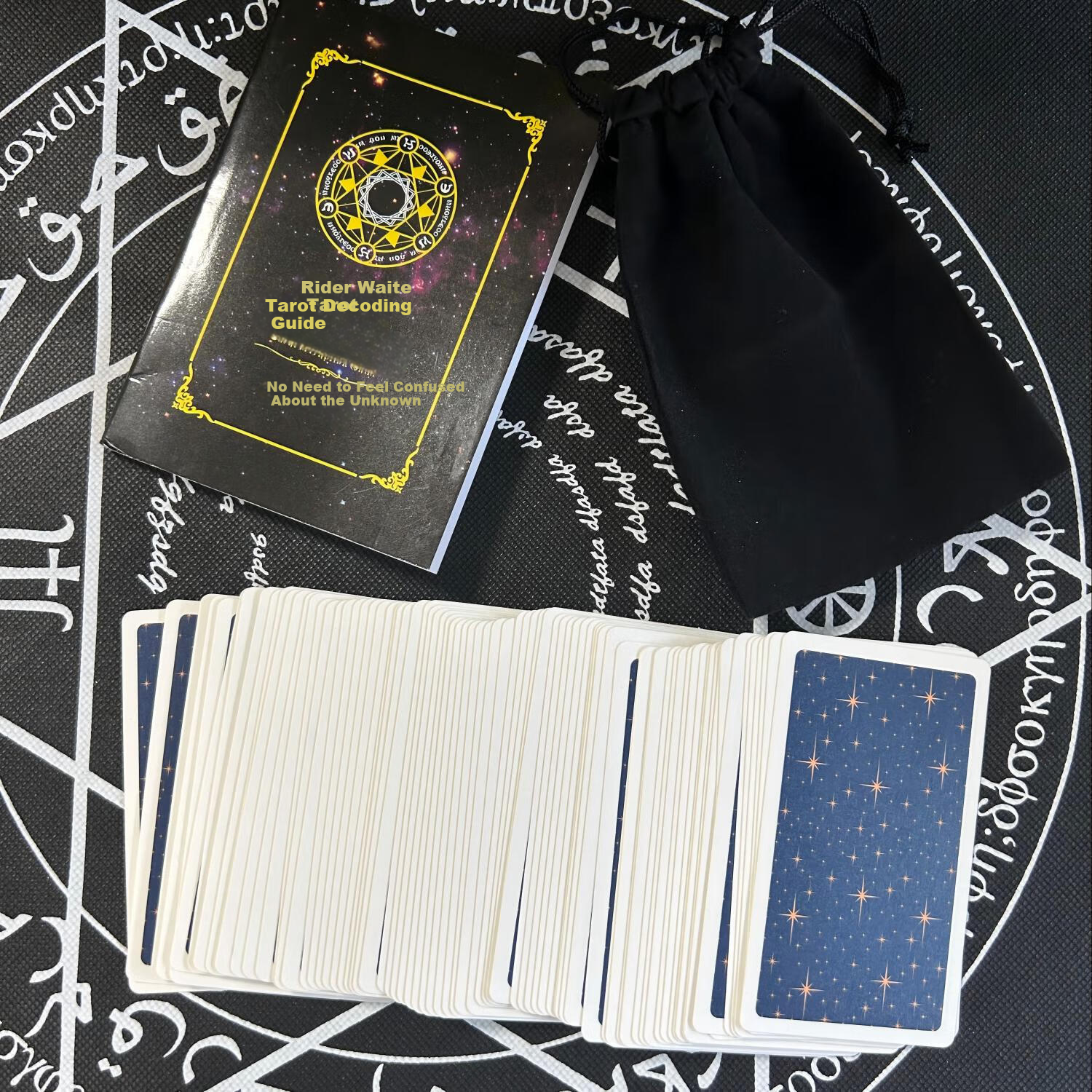 Mighty Dragon Tarot Cards Official Rider-Waite PVC Tarot Deck Gold Foil Waterproof Set 4